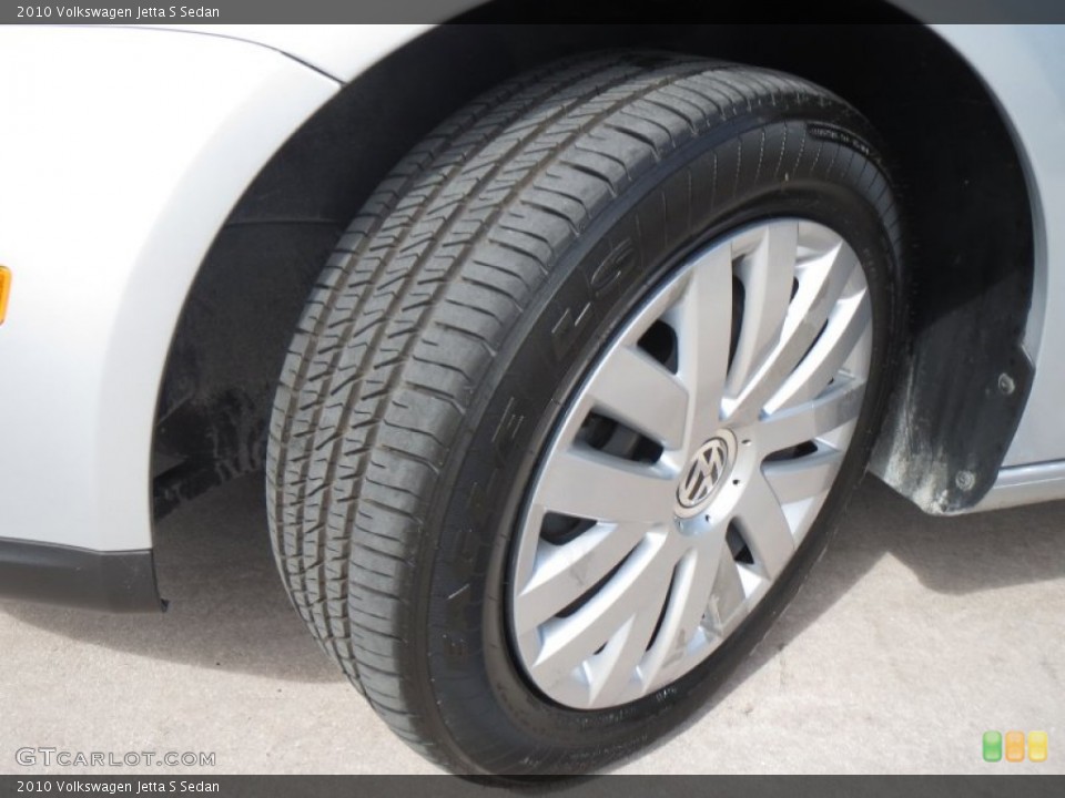 2010 Volkswagen Jetta S Sedan Wheel and Tire Photo #77574324
