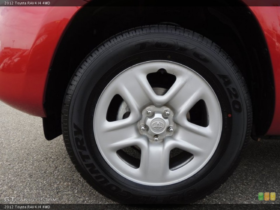 2012 Toyota RAV4 I4 4WD Wheel and Tire Photo #77574571