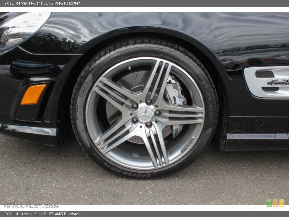 2011 Mercedes-Benz SL 63 AMG Roadster Wheel and Tire Photo #77576429