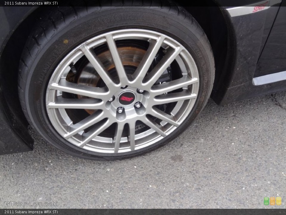 2011 Subaru Impreza WRX STi Wheel and Tire Photo #77581202