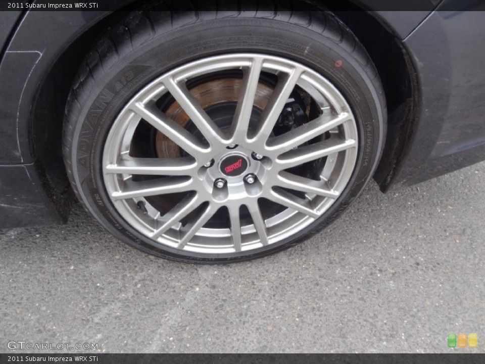 2011 Subaru Impreza WRX STi Wheel and Tire Photo #77581219