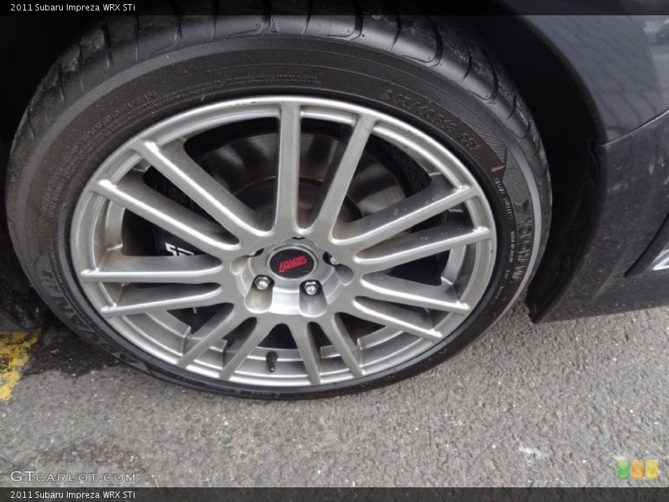 2011 Subaru Impreza WRX STi Wheel and Tire Photo #77581275
