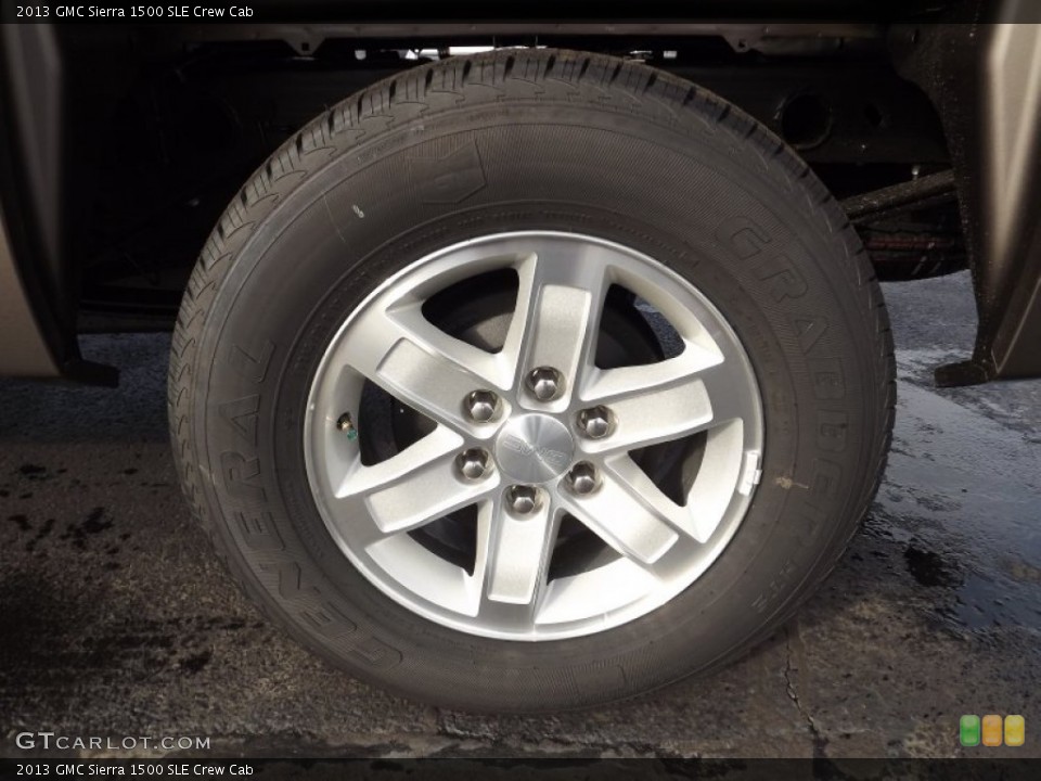 2013 GMC Sierra 1500 SLE Crew Cab Wheel and Tire Photo #77582856