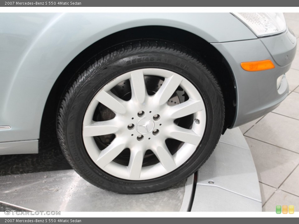 2007 Mercedes-Benz S 550 4Matic Sedan Wheel and Tire Photo #77585048