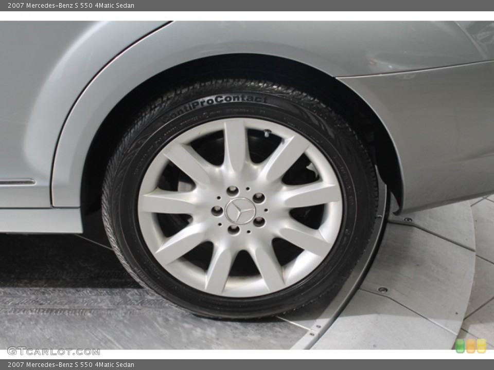 2007 Mercedes-Benz S 550 4Matic Sedan Wheel and Tire Photo #77585109