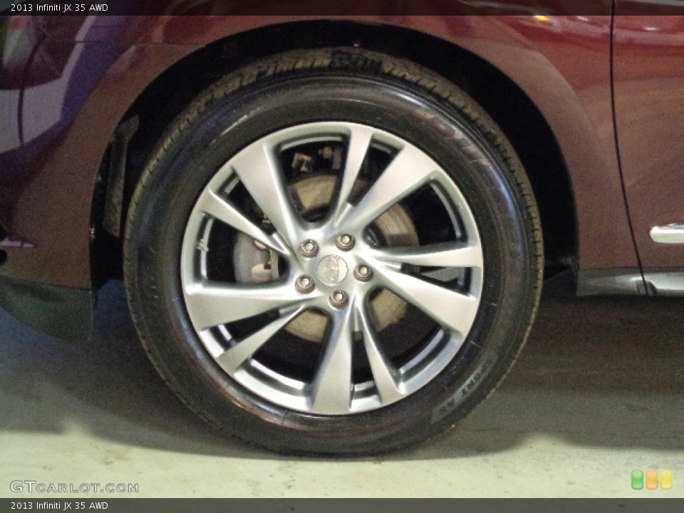2013 Infiniti JX 35 AWD Wheel and Tire Photo #77585871