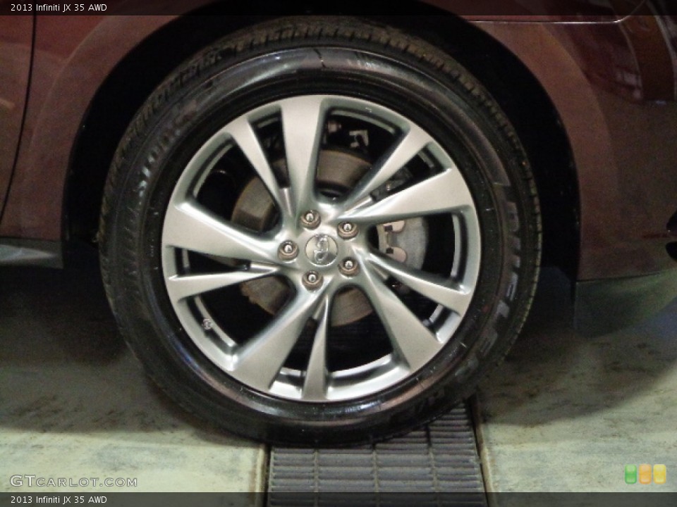 2013 Infiniti JX 35 AWD Wheel and Tire Photo #77585925