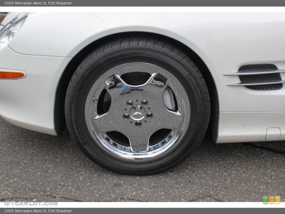 2003 Mercedes-Benz SL 500 Roadster Wheel and Tire Photo #77589269