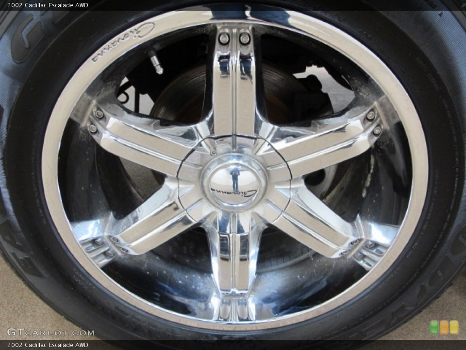 2002 Cadillac Escalade Custom Wheel and Tire Photo #77589321