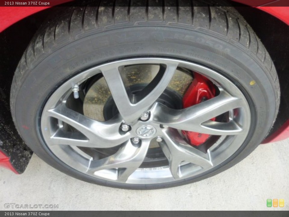 2013 Nissan 370Z Coupe Wheel and Tire Photo #77590005