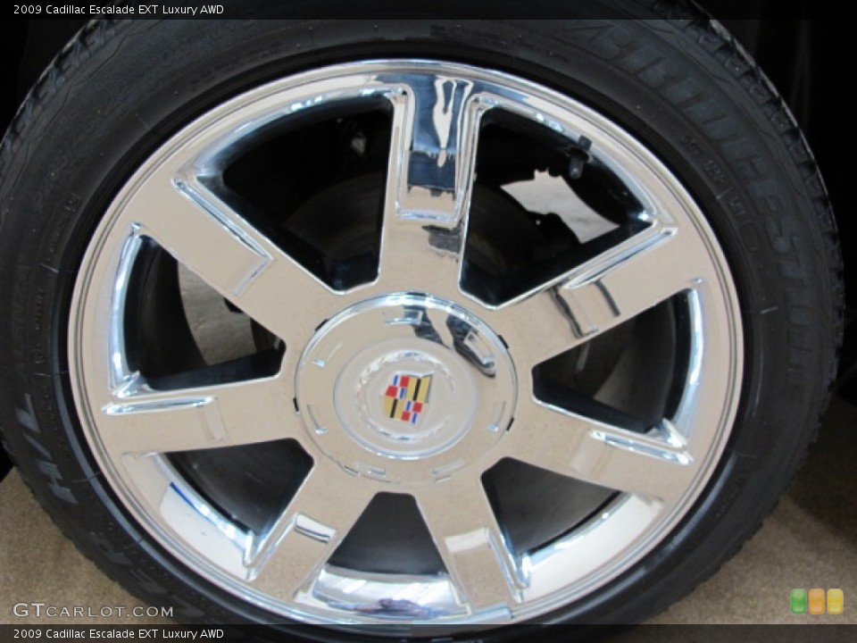 2009 Cadillac Escalade EXT Luxury AWD Wheel and Tire Photo #77590221