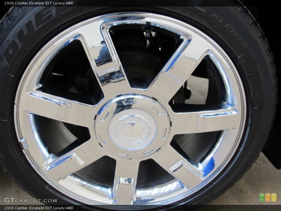 2009 Cadillac Escalade EXT Luxury AWD Wheel and Tire Photo #77590308