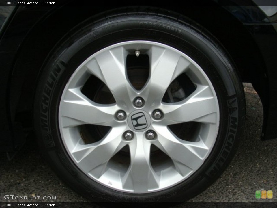 2009 Honda Accord EX Sedan Wheel and Tire Photo #77590441