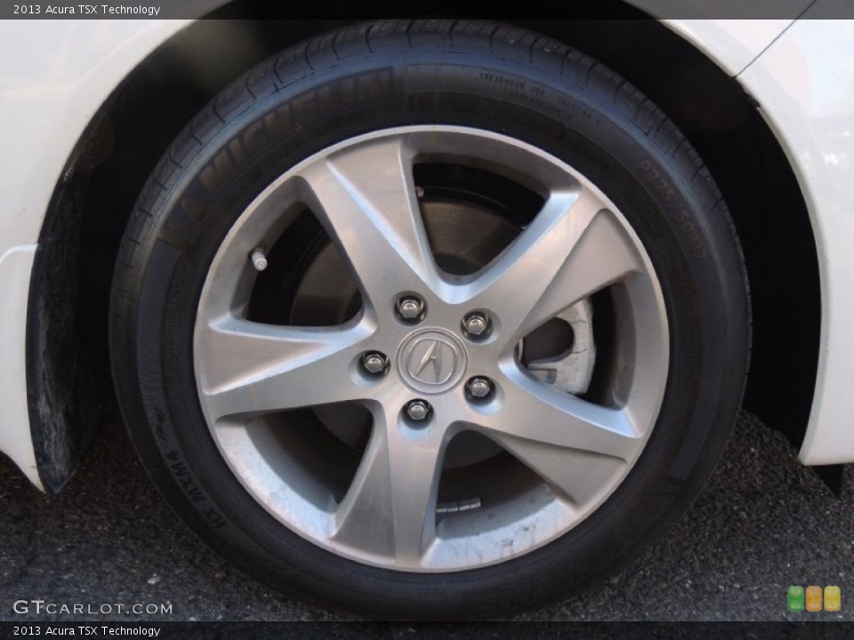 2013 Acura TSX Technology Wheel and Tire Photo #77592435