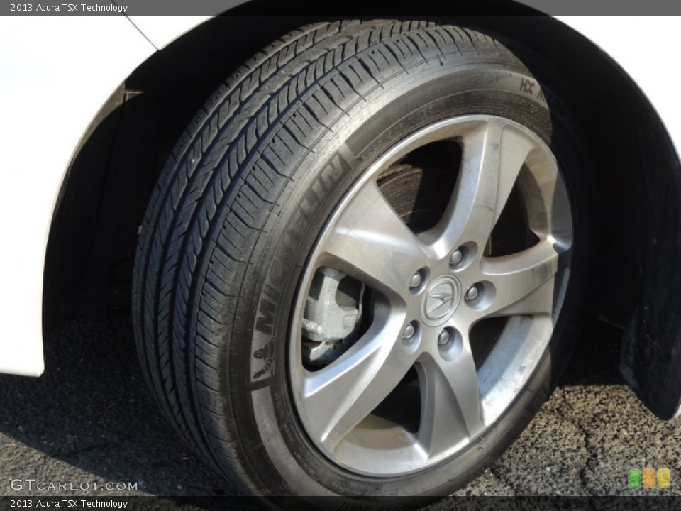 2013 Acura TSX Technology Wheel and Tire Photo #77592459