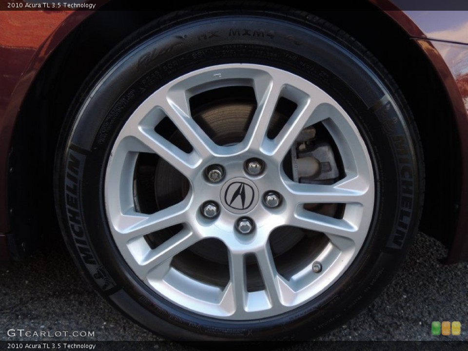 2010 Acura TL 3.5 Technology Wheel and Tire Photo #77593286