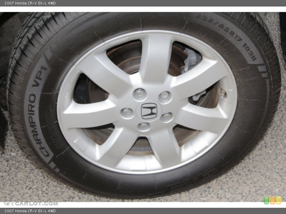 2007 Honda CR-V EX-L 4WD Wheel and Tire Photo #77602758