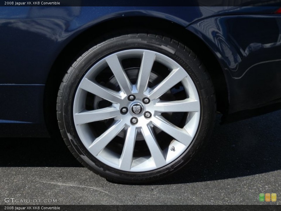 2008 Jaguar XK XK8 Convertible Wheel and Tire Photo #77602854