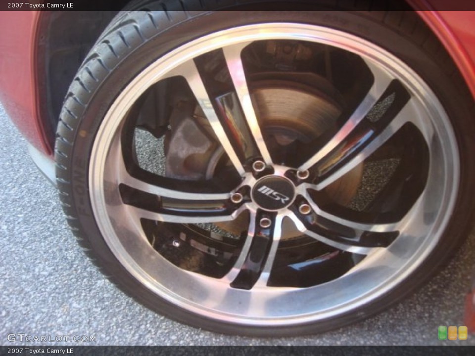 2007 Toyota Camry Custom Wheel and Tire Photo #77603596