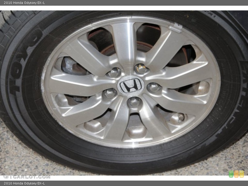 2010 Honda Odyssey EX-L Wheel and Tire Photo #77604453