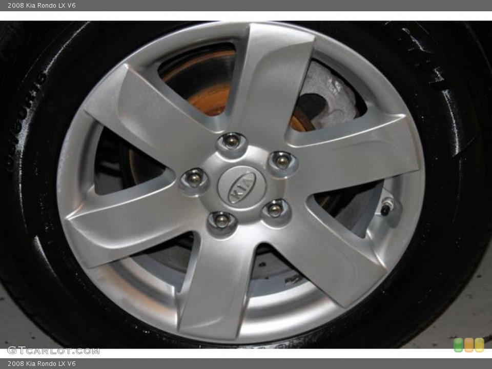 2008 Kia Rondo LX V6 Wheel and Tire Photo #77604705