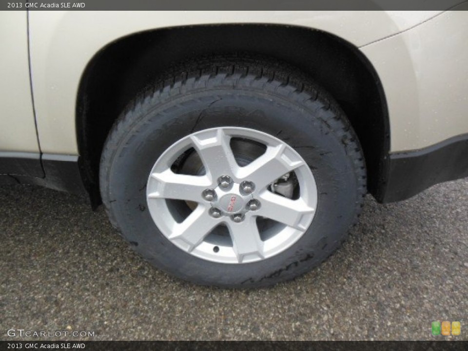 2013 GMC Acadia SLE AWD Wheel and Tire Photo #77611618