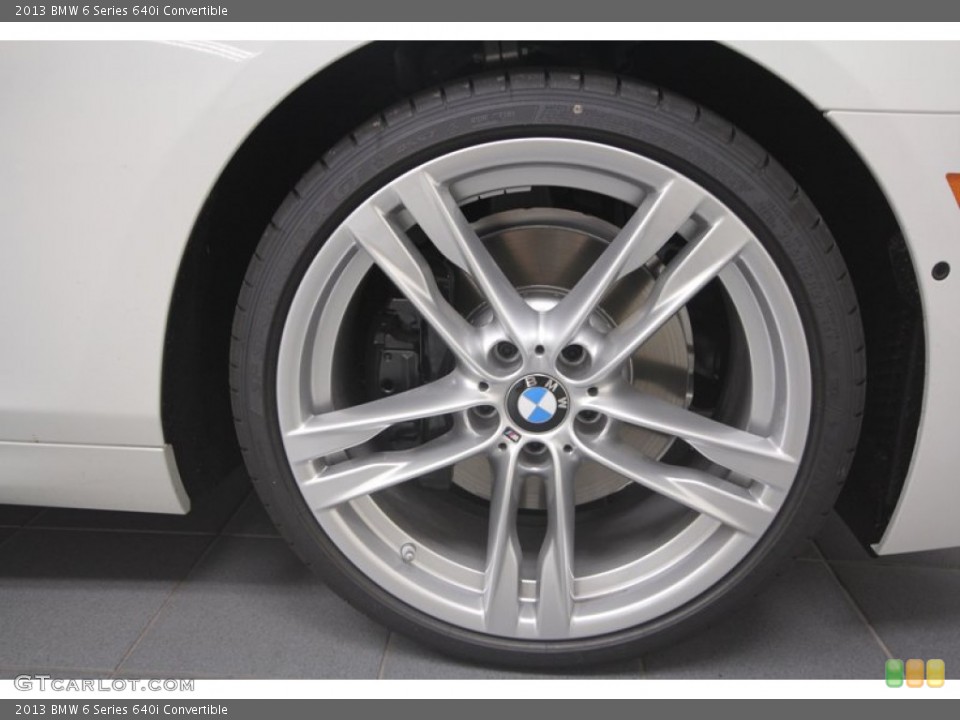 2013 BMW 6 Series 640i Convertible Wheel and Tire Photo #77616109