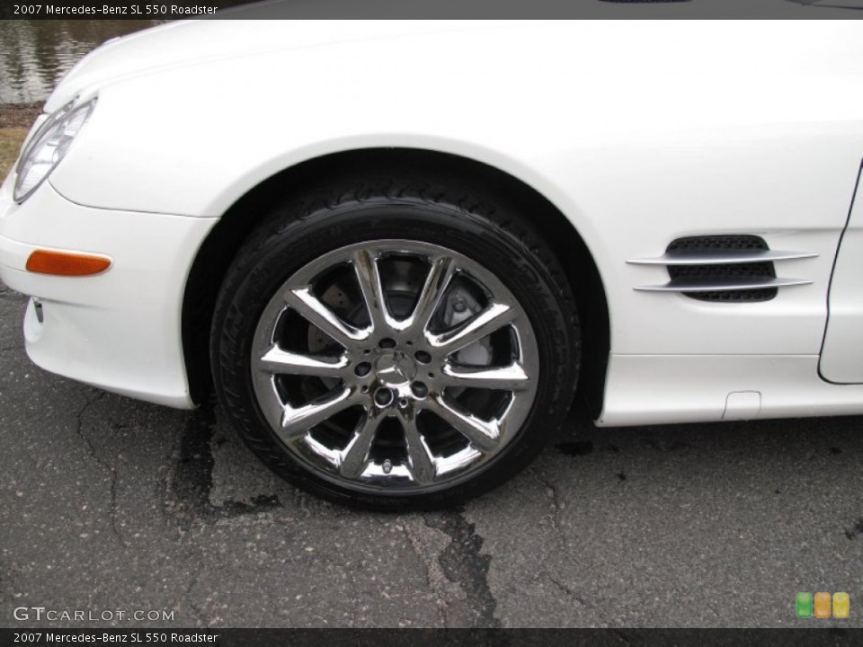 2007 Mercedes-Benz SL 550 Roadster Wheel and Tire Photo #77617743