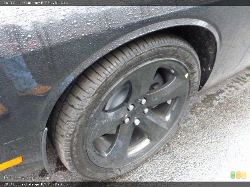 2013 Dodge Challenger R/T Plus Blacktop Wheel and Tire Photo #77623269