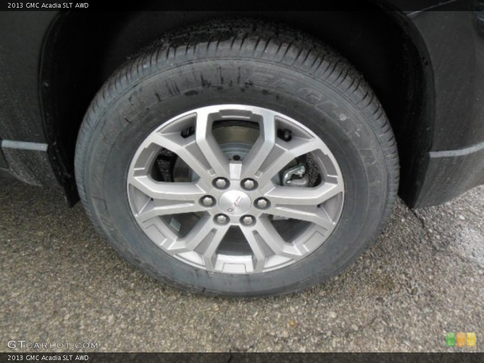 2013 GMC Acadia SLT AWD Wheel and Tire Photo #77628994