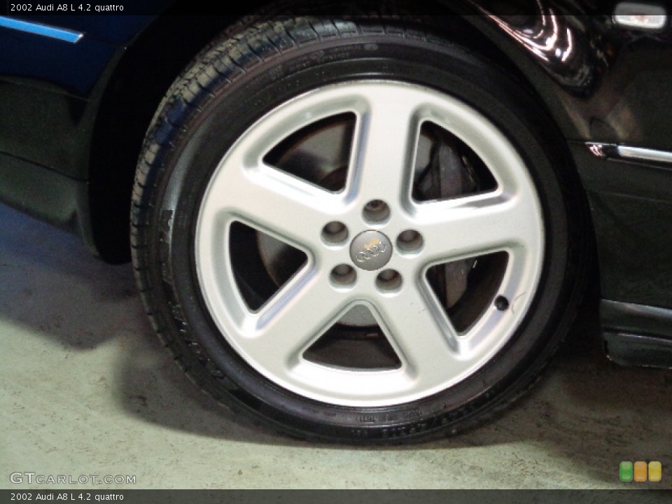 2002 Audi A8 L 4.2 quattro Wheel and Tire Photo #77633679