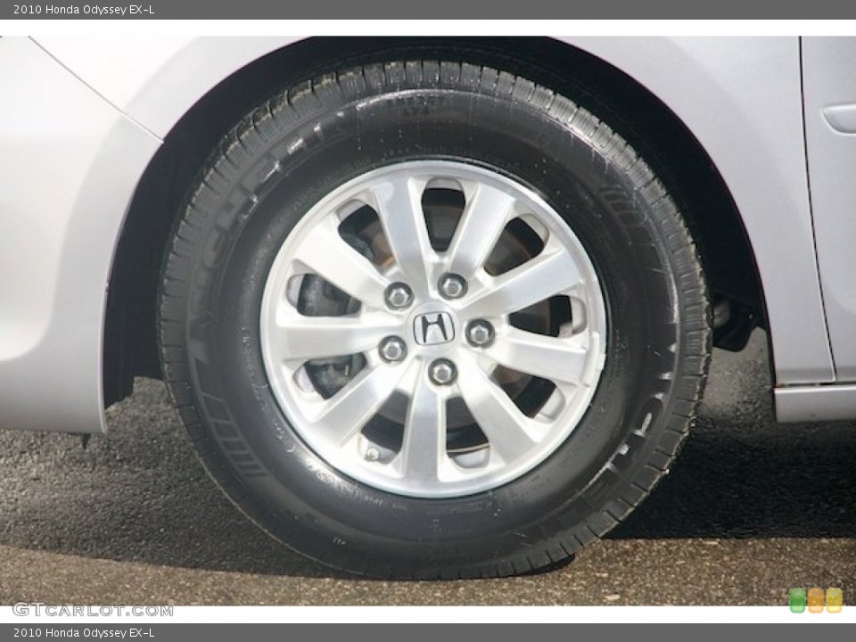 2010 Honda Odyssey EX-L Wheel and Tire Photo #77636274