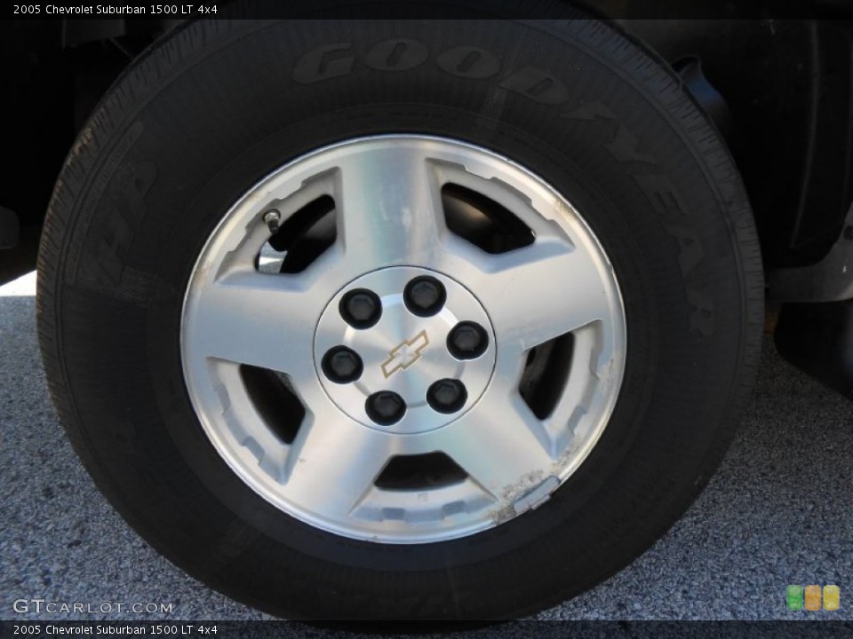 2005 Chevrolet Suburban 1500 LT 4x4 Wheel and Tire Photo #77640568
