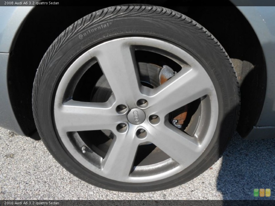 2008 Audi A6 3.2 quattro Sedan Wheel and Tire Photo #77641200