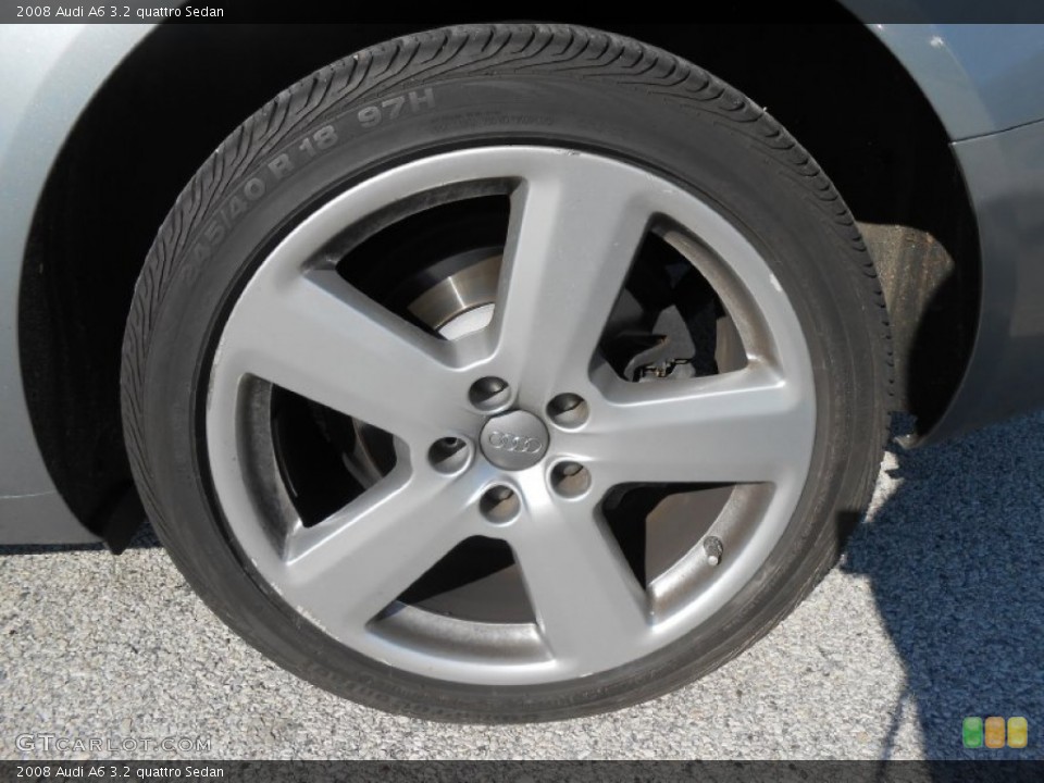 2008 Audi A6 3.2 quattro Sedan Wheel and Tire Photo #77641233