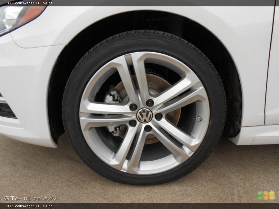 2013 Volkswagen CC R-Line Wheel and Tire Photo #77641713