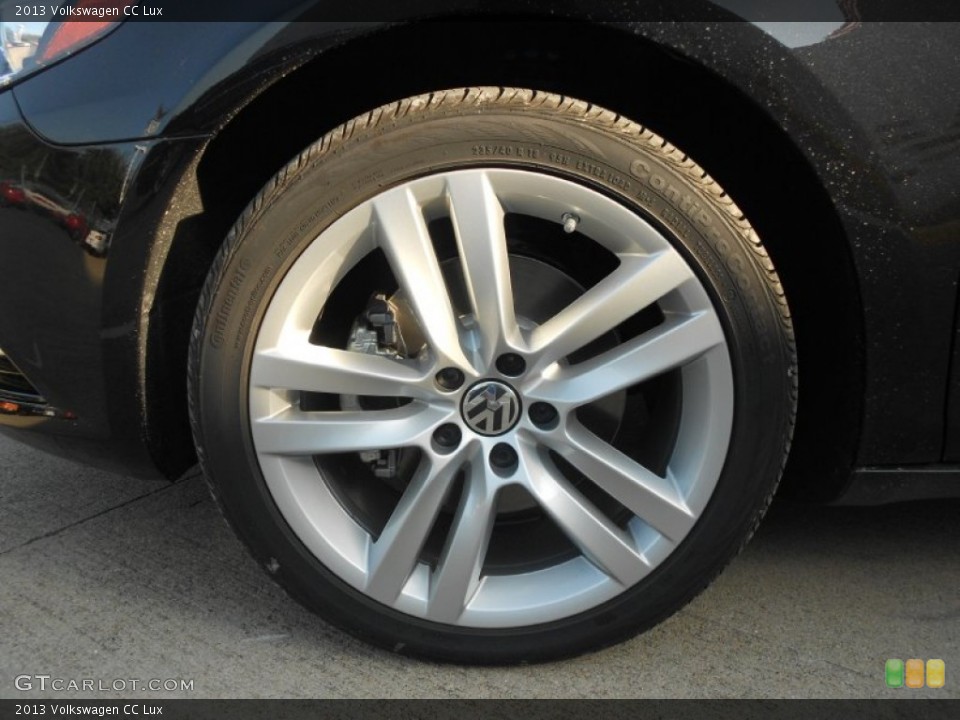 2013 Volkswagen CC Lux Wheel and Tire Photo #77642331