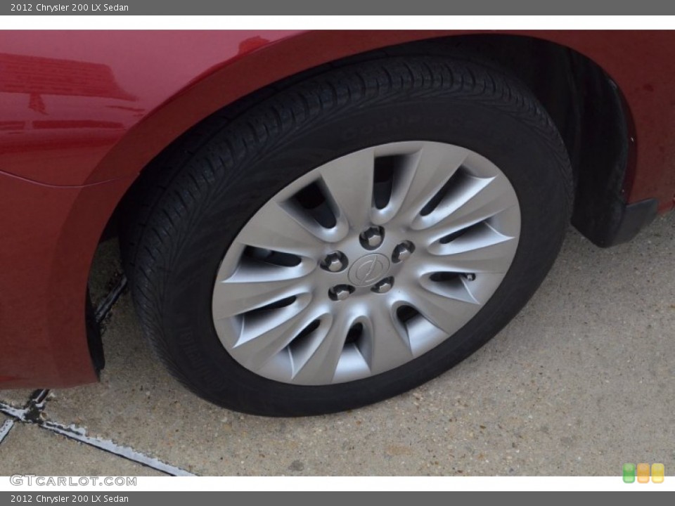 2012 Chrysler 200 LX Sedan Wheel and Tire Photo #77643195