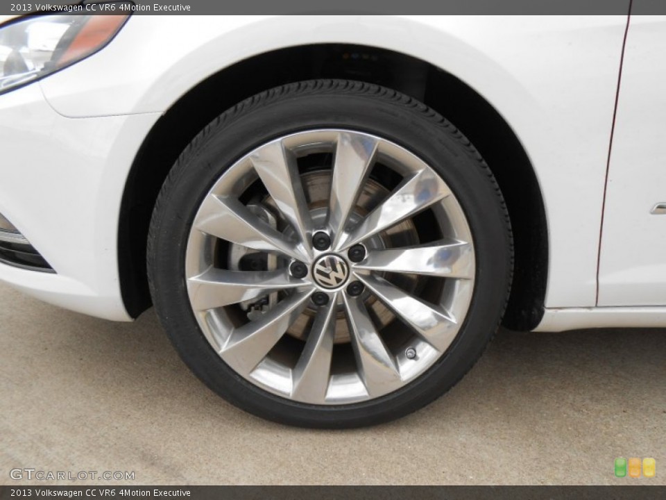2013 Volkswagen CC VR6 4Motion Executive Wheel and Tire Photo #77643456