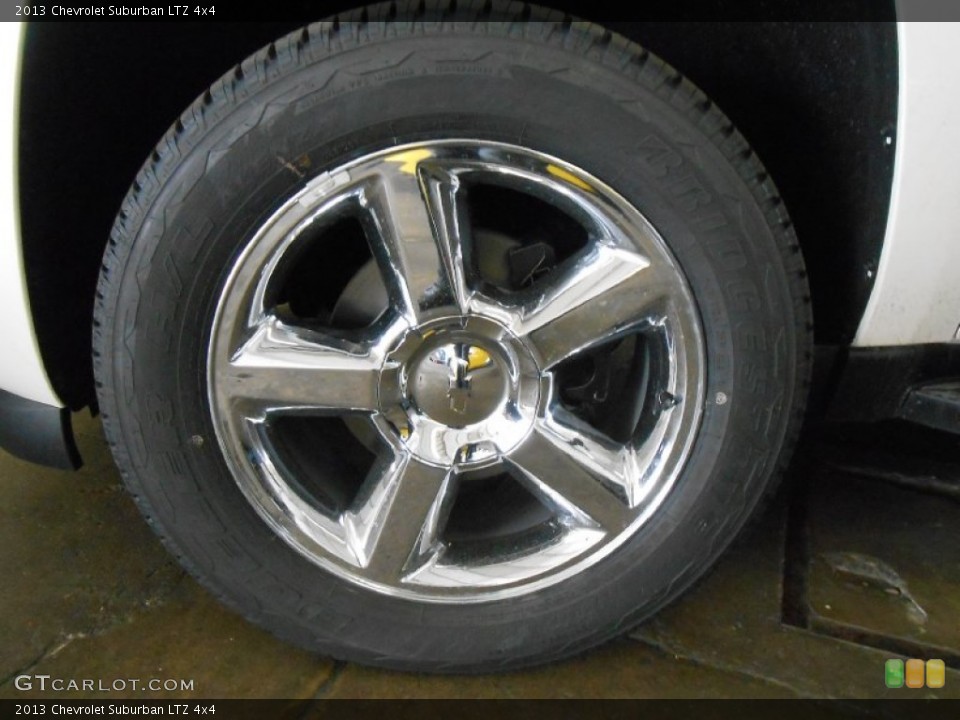 2013 Chevrolet Suburban LTZ 4x4 Wheel and Tire Photo #77646084