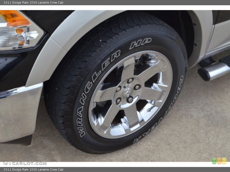 2011 Dodge Ram 1500 Laramie Crew Cab Wheel and Tire Photo #77646210