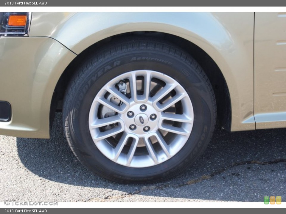 2013 Ford Flex SEL AWD Wheel and Tire Photo #77646413