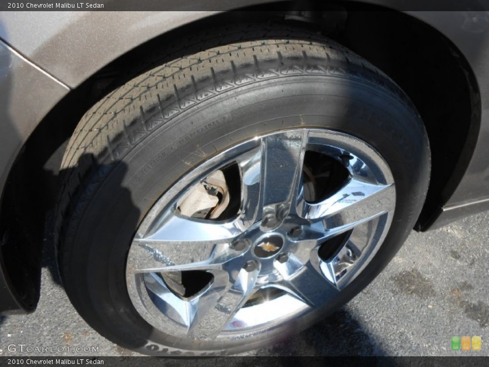 2010 Chevrolet Malibu LT Sedan Wheel and Tire Photo #77648418