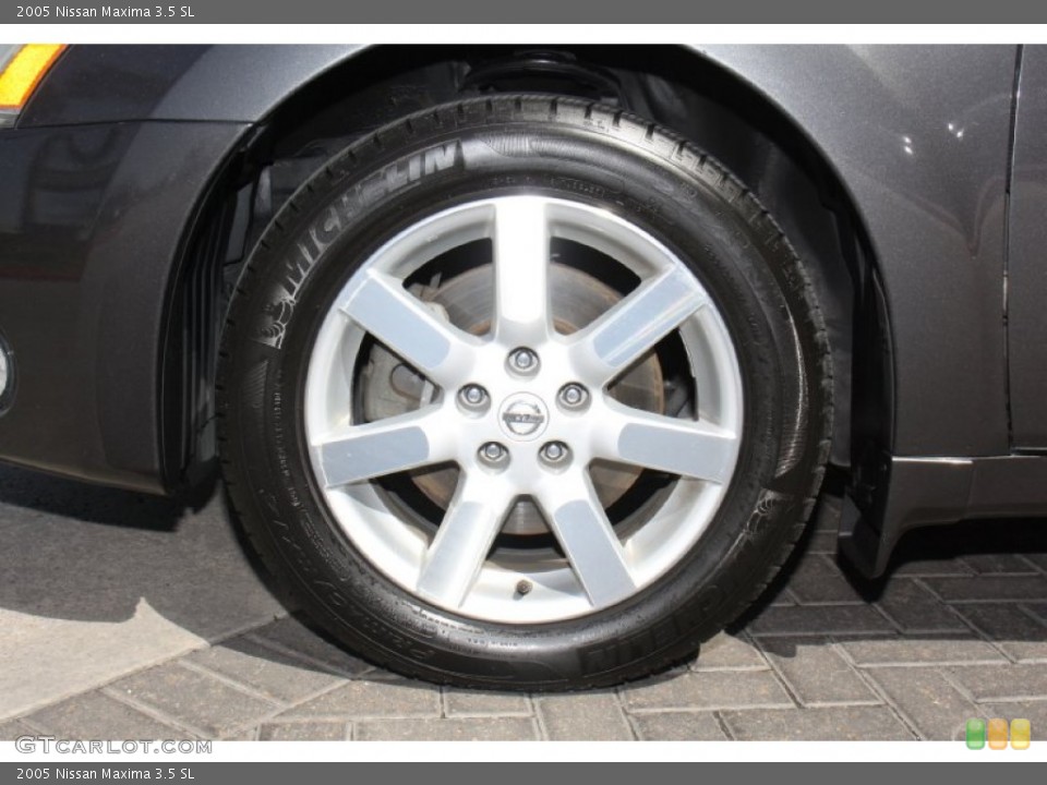 2005 Nissan Maxima 3.5 SL Wheel and Tire Photo #77650260
