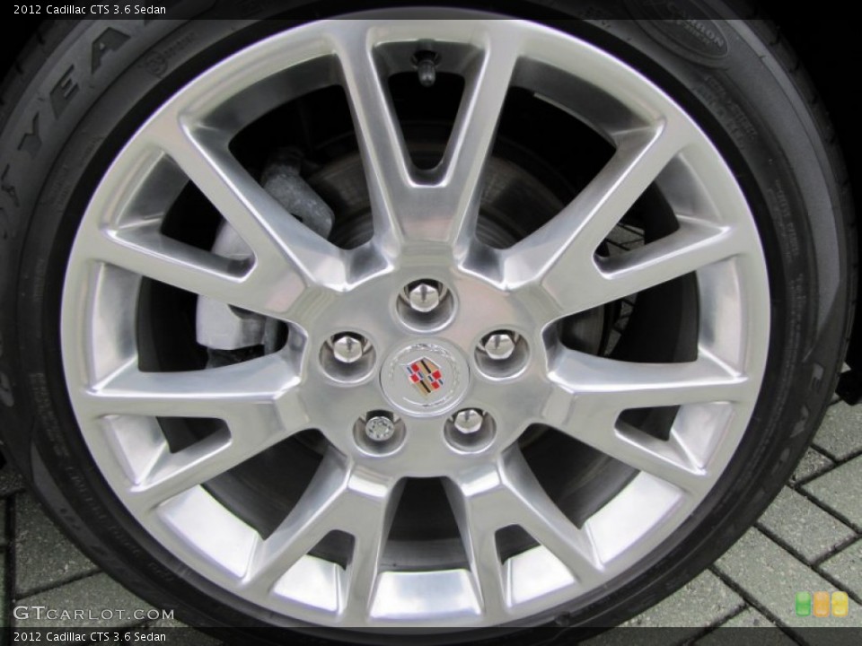 2012 Cadillac CTS 3.6 Sedan Wheel and Tire Photo #77653638
