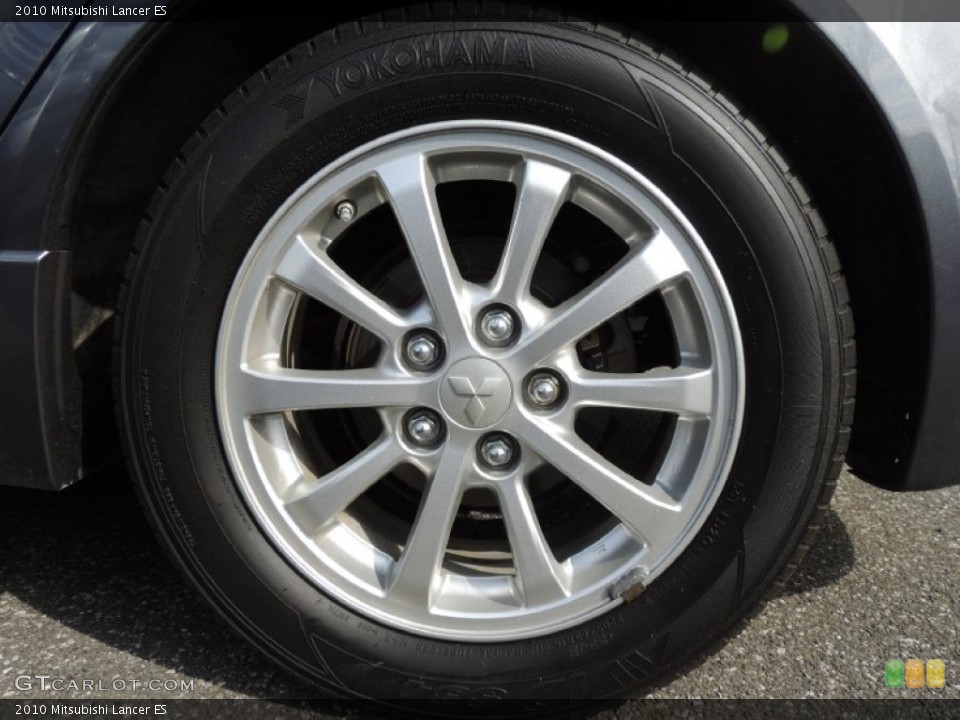 2010 Mitsubishi Lancer ES Wheel and Tire Photo #77655806