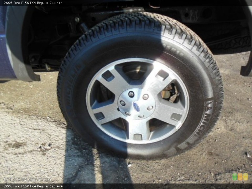 2006 Ford F150 FX4 Regular Cab 4x4 Wheel and Tire Photo #77659092
