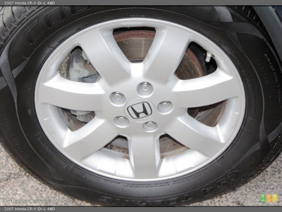 2007 Honda CR-V EX-L 4WD Wheel and Tire Photo #77663490