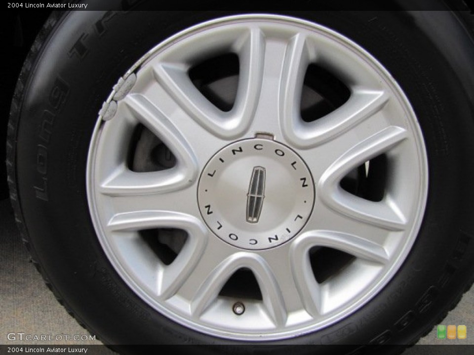 2004 Lincoln Aviator Luxury Wheel and Tire Photo #77663850