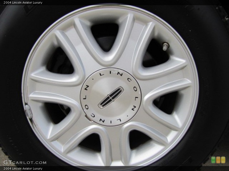 2004 Lincoln Aviator Luxury Wheel and Tire Photo #77663868